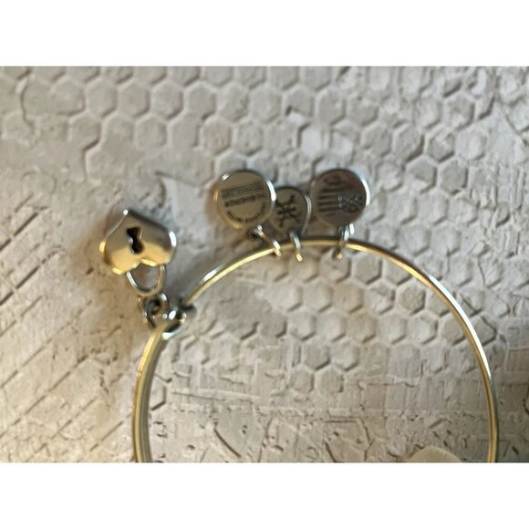 Alex and Ani Silver Heart Locket Bracelet - Picture 4 of 7